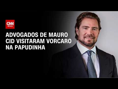 Defesa de Mauro Cid se encontra com Daniel Vorcaro na Papudinha | CNN NOVO DIA
