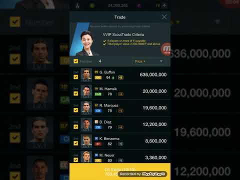 New VVIP trade collection - Fifa online 3