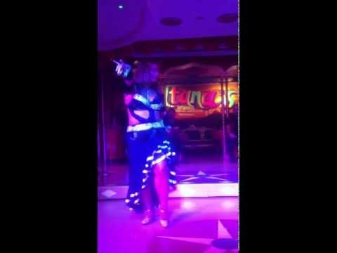 Zinnur Karaca Turkish Bellydancer Performing at Sultana's Nights, Istanbul, September 2012