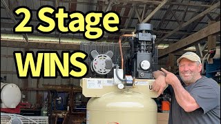 One Stage vs Two Stage Air Compressor – What Actually Matters (Before You Buy)