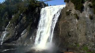 preview picture of video 'Montmorency Falls in Quebec City (Canada)'