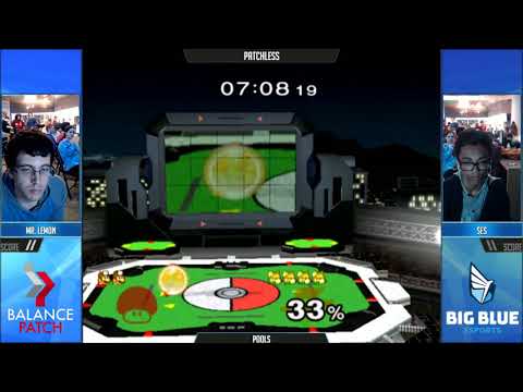 Patchless SSBM - Mr. Lemon (Dr. Mario) vs. Ses (Fox) - Melee Pools