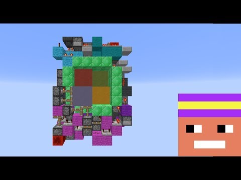 World's Smallest Observerless 4x4 Windows Door (old-school redstone, 1.6+)