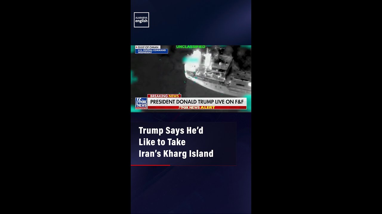 Video | Trump Says He’d Like to Take Iran’s Kharg Island