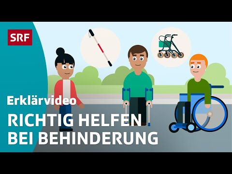 Tipps im Umgang mit Menschen mit Behinderung – einfach erklärt | Kindervideos | SRF Kids