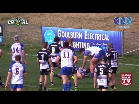 2017 Canberra RL - Round 18 U18s Highlights - Goulbourn Vs. Yass