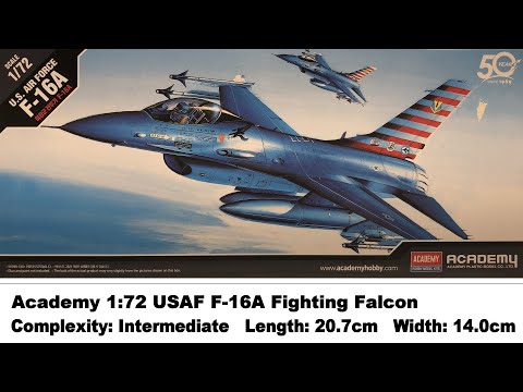 Academy 1:72 USAF F-16A Fighting Falcon Kit Review