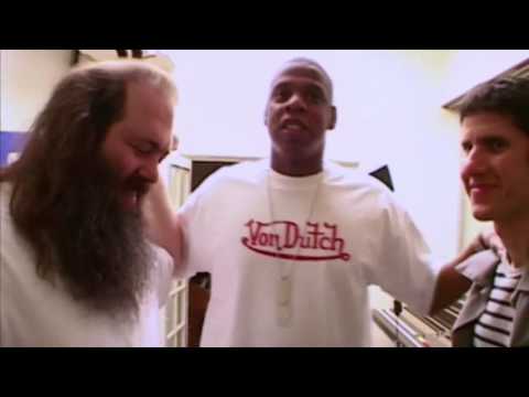 Jay Z at studio making The Black Album