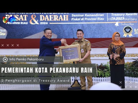Pemerintah Kota Pekanbaru Raih 2 Penghargaan di Treasury Award
