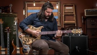 Alembic Mark King Signature Deluxe 4 Buckeye Burl Bass | CME Gear Demo