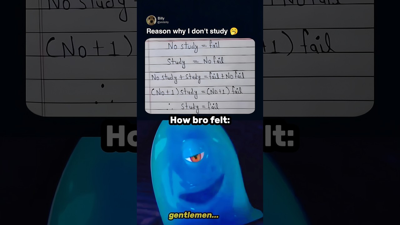 The Logic Behind Study = Fail 📏🤯