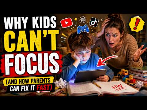 Why Kids Can’t Focus Anymore (And How Parents Can Fix It Fast)