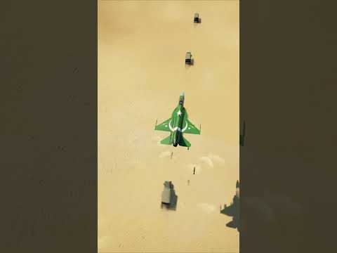 JF 17 Precision Bombing on Military Vehicle Convoy