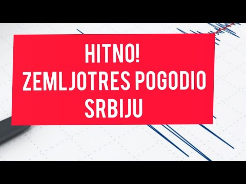 HITNO obavestenje! Zemljotres POGODIO OVAJ DEO Srbije!