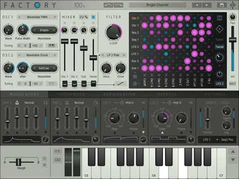 Short Test - 'Factory'-Synthesizer from Sugar Bytes played by Stefan Gisler