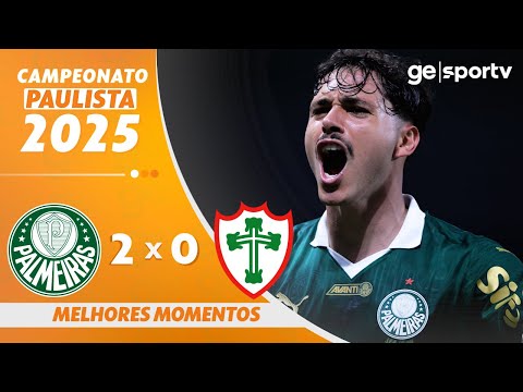 PALMEIRAS 2 X 0 PORTUGUESA | MELHORES MOMENTOS | 1ª RODADA DO CAMPEONATO PAULISTA | ge.globo