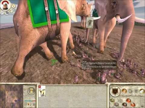 Rome Total War Mini Battles - Super Elephant vs Rebels