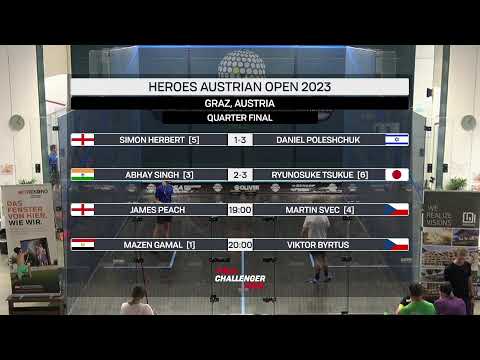 REPLAY | QF | Heroes Austrian Open 2023 | Afternoon Session