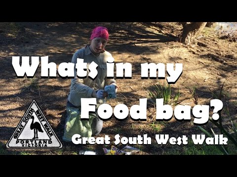 Whats in my food bag - The Great South West Walk - Australia