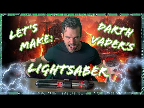 Let's Make: Real Crystal Darth Vader Lightsaber Build (For Star Wars Day) TheZachofAllTrades