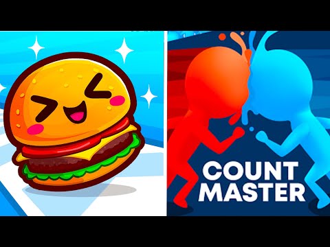 Food Run Vs Count Masters 🍆🍅🍊 Walkthrough All New Max Update Mobile Tiktok Gameplay GH1238