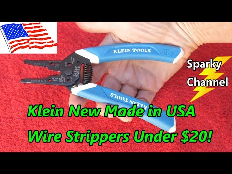 Klein New Made in USA Wire Strippers Under $20! Model # K11095