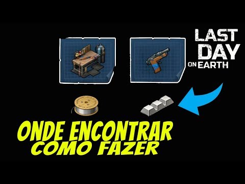 COMO FAZER A BARRA DE ALUMINÍO, NOVA ARMA E A BANCADA DE ARMEIRO - Last day on earth