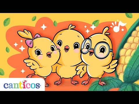 Canticos | Los Pollitos dicen pío, pío, pío / Little Chickies | Aprende Inglés | Learn Spanish