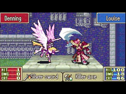 Fire Emblem 7 Randomized HHM Part 9 - Louise VS Denning