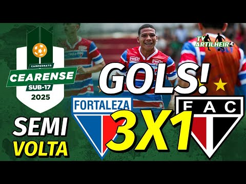 [Cearense S17 '25] Semifinal | Volta | Fortaleza 3 X 1 Ferroviário | GOLS! | TV ARTILHEIRO