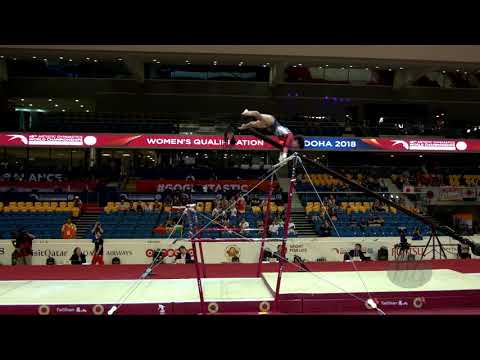 MURAKAMI Mai (JPN) - 2018 Artistic Worlds, Doha (QAT) - Qualifications Uneven Bars
