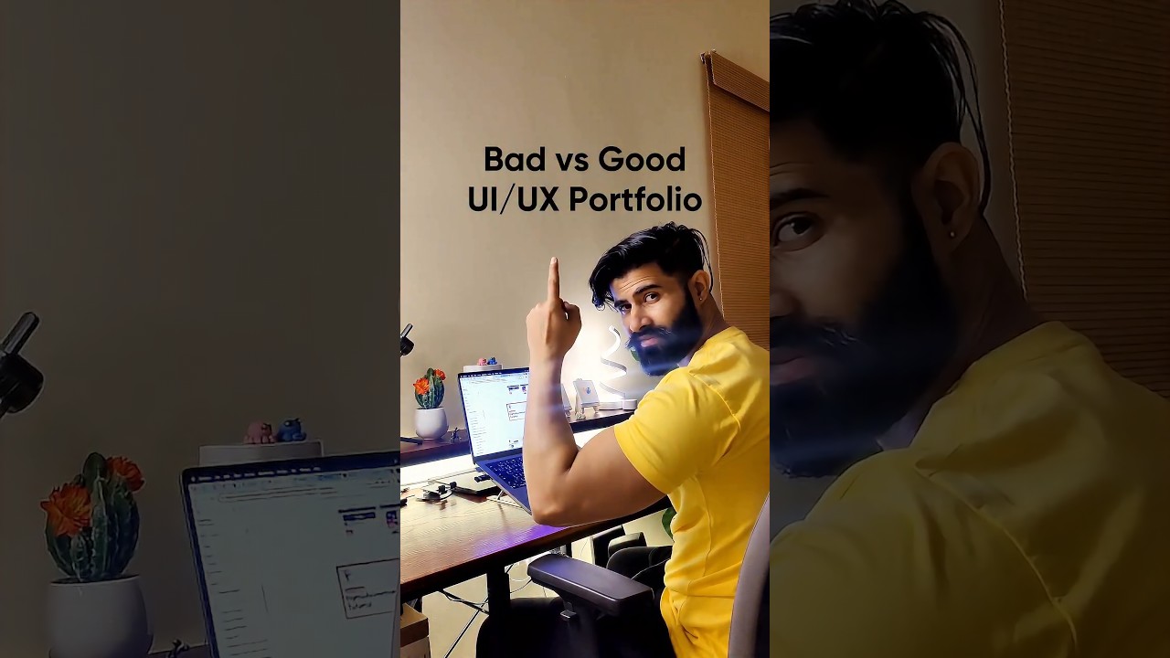 Bad vs Good UI/UX Portfolio | Improve Your Design Portfolio 🚀  #uiuxinspiration #uiux #uiuxdesign