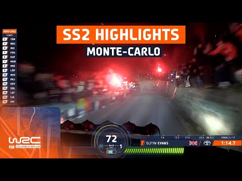 SS2 STAGE HIGHLIGHTS | WRC Rallye Monte-Carlo 2024