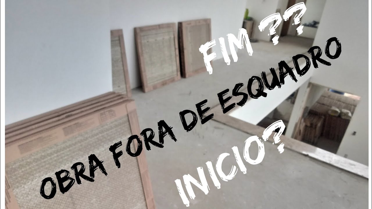 Como iniciar a paginação do porcelanato em ambientes fora de esquadro ?