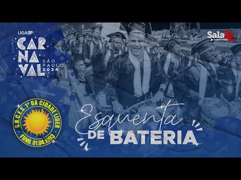 1ª DA CIDADE LIDER 4K - ESQUENTA DE BATERIA | CARNAVAL 2024 - LIGA-SP