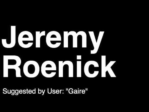 How to Pronounce Jeremy Roenick Chicago Blackhawks NHL Hockey Player Runforthecube