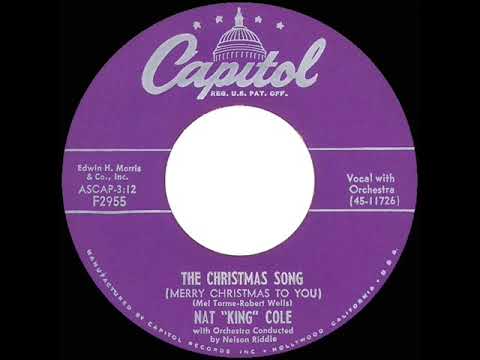 1954 Nat King Cole - The Christmas Song (Nelson Riddle version)
