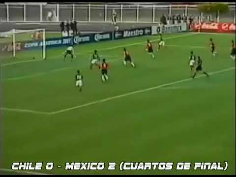chile 0 vs México 2 cuartos de final  Copa América 2001