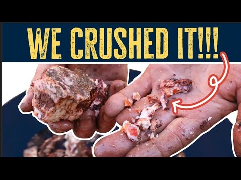 DIY Gold Mining - Crushing Quartz to Extract Gold