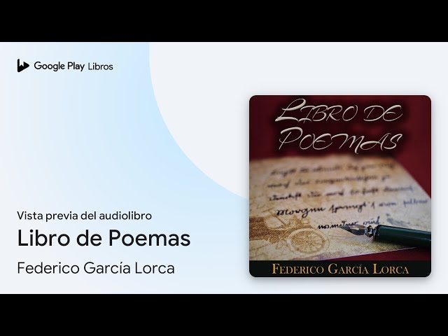 Vídeo relacionado con Libro de poemas | Primeras canciones | Canciones (Poesía completa 1) (Contemporánea | Narrativa)
