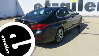 Curt Trailer Hitch Receiver Installation - 2018 BMW 5 Series - etrailer.com