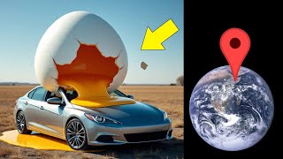 Giant egg sculpture found on google earth #googleearthgamechallenge #googleearth