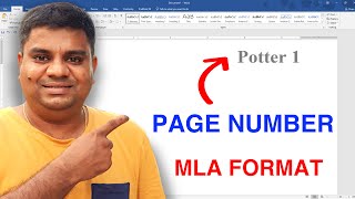How to Add Page Numbers in Word - [ MLA Format ]