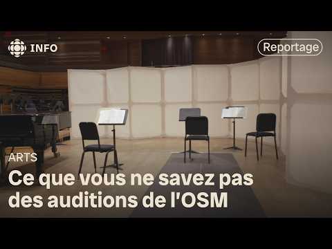 Behind the scenes at the Montreal Symphony Orchestra auditions