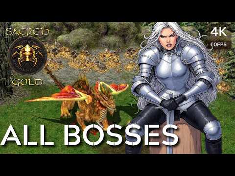 Sacred Gold - Vampiress All Bosses [4K60FPS] No Commentary