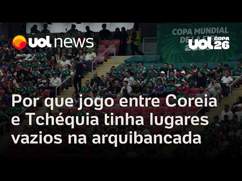 Copa do Mundo: Por que jogo entre Coreia e Tchéquia tinha muitos lugares vazios na arquibancada