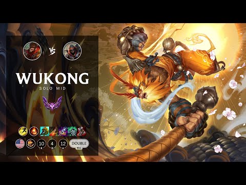 Wukong Mid vs Zed - NA Master Patch 12.7