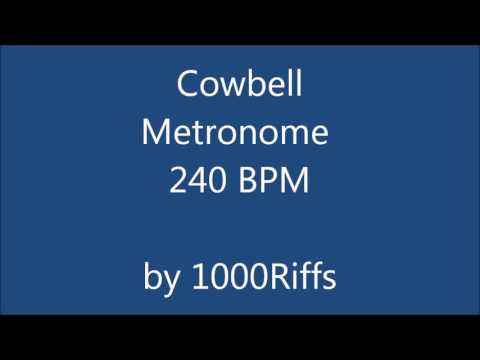 Cowbell Metronome 240 BPM