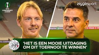 BRANDT en MÍCHEL SÁNCHEZ over WINNEN CONFERNCE LEAGUE, SELECTIE VAN AJAX en MEER