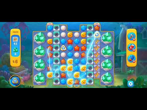 Fishdom Easy Level 11823 (with ingame lightning and firecracker) @choraelmin